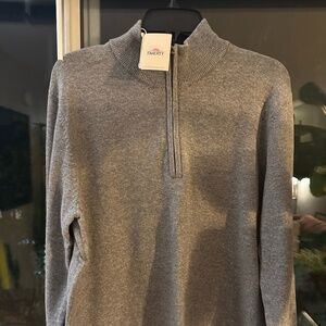 Faherty half zip sweater